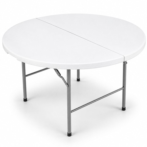 New 4ft round folding - new!,
