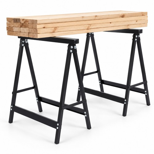 Work trestle folding