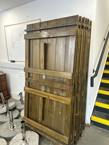 Wooden vintage 6x3 trestles - 6x3, ft