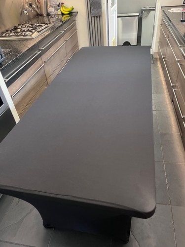 Black spandex 6ft trestle - 22,