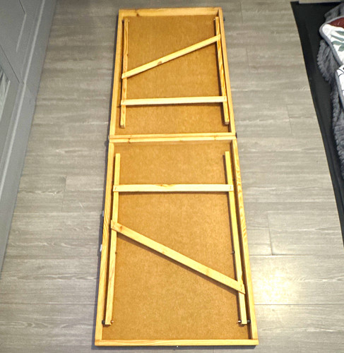 Foldable wooden trestle - wooden,