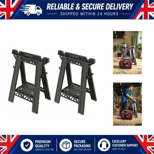 Folding saw horse trestle - saw, twin