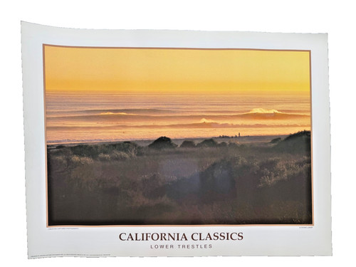 Lower trestles surf print - surf,