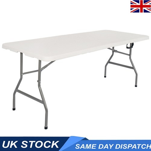 6ft folding trestle table - folding,