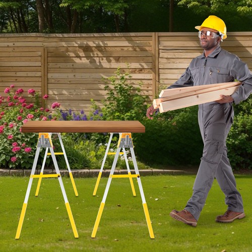 Pcs folding saw horse work - 2,