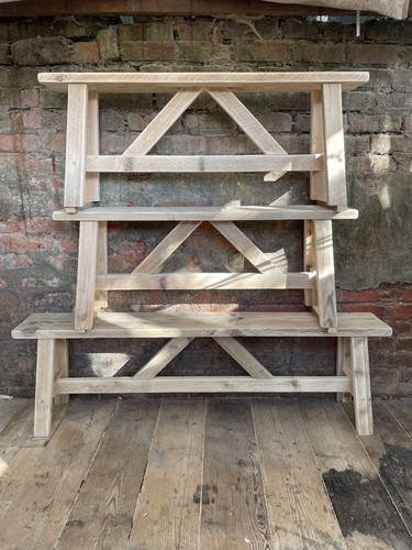 Rustic trestle style reclaimed - trestle,