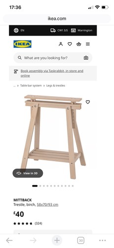 Ikea mittback trestle - mittback, legs
