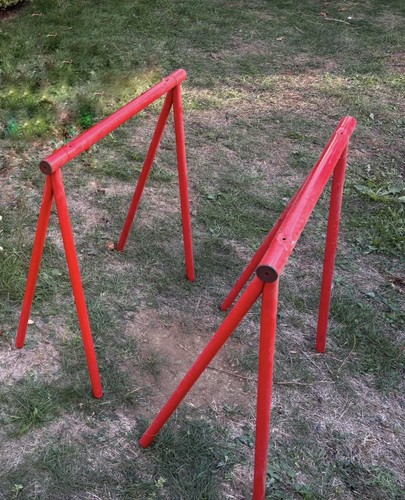 Pair vintage red - pair, of